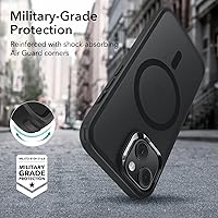 Vista 4 de ESR Funda para iPhone 15 Plus, compatible con MagSafe, protección de grado militar, resistente al amarilleo, parte trasera resistente a los Globo