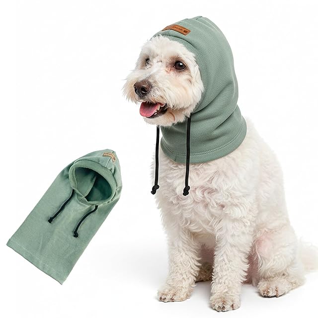 Colenumone Polaina con Cuello de Perro: Protectores de oídos y Calentadores de Cuello Suaves y Ajustados…