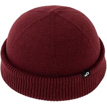 Comhats Short Fisherman Beanie for Men & Women, Two-Way Style, Cuffed, Knit | soft viscose-blend knit, stretch fit without pressure, machine-washable shape retention, breathable indoor-outdoor comfort