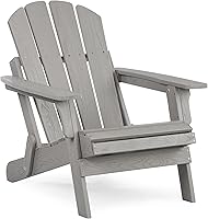 Vista 8 de Juego de 2 sillas plegables de madera Adirondack, medio premontadas al aire libre, sillas de madera para patio, patio, terraza, piscina, playa