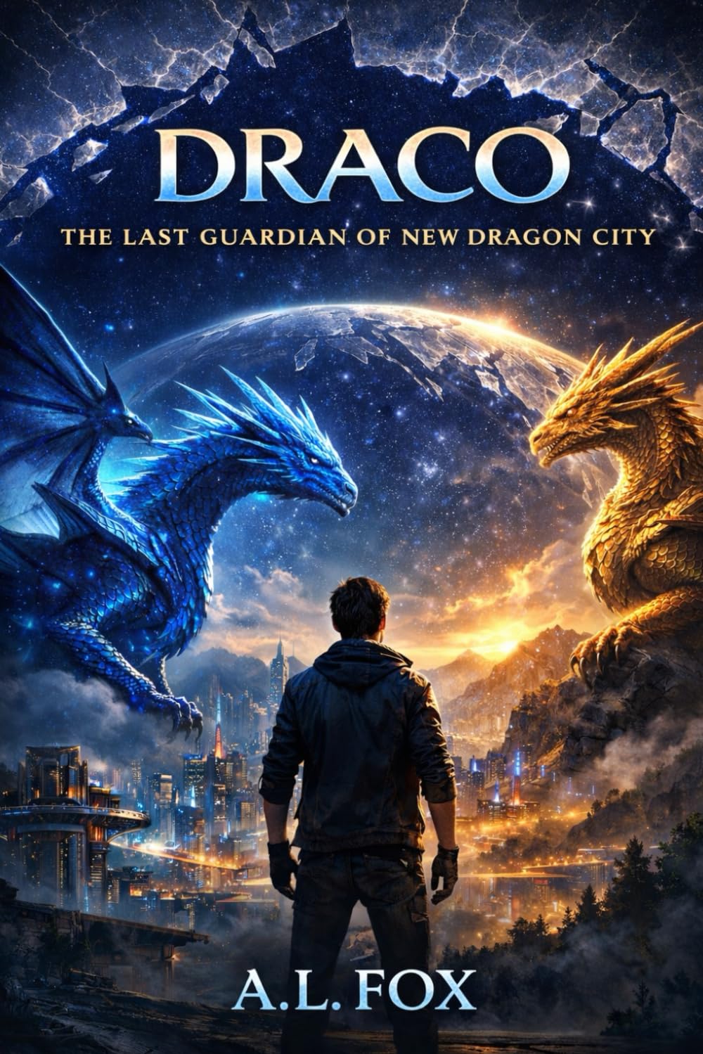 DRACO: The Last Guardian of New Dragon City: A Dystopian Dragon Adventure (The Awakening Series, Book 1)