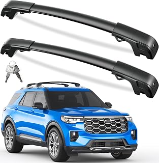 FengYu 300lb Lockable Roof Rack Cross Bars for Ford Explorer 2020-2026