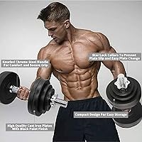 Vista 6 de 2 mancuernas ajustables Starring