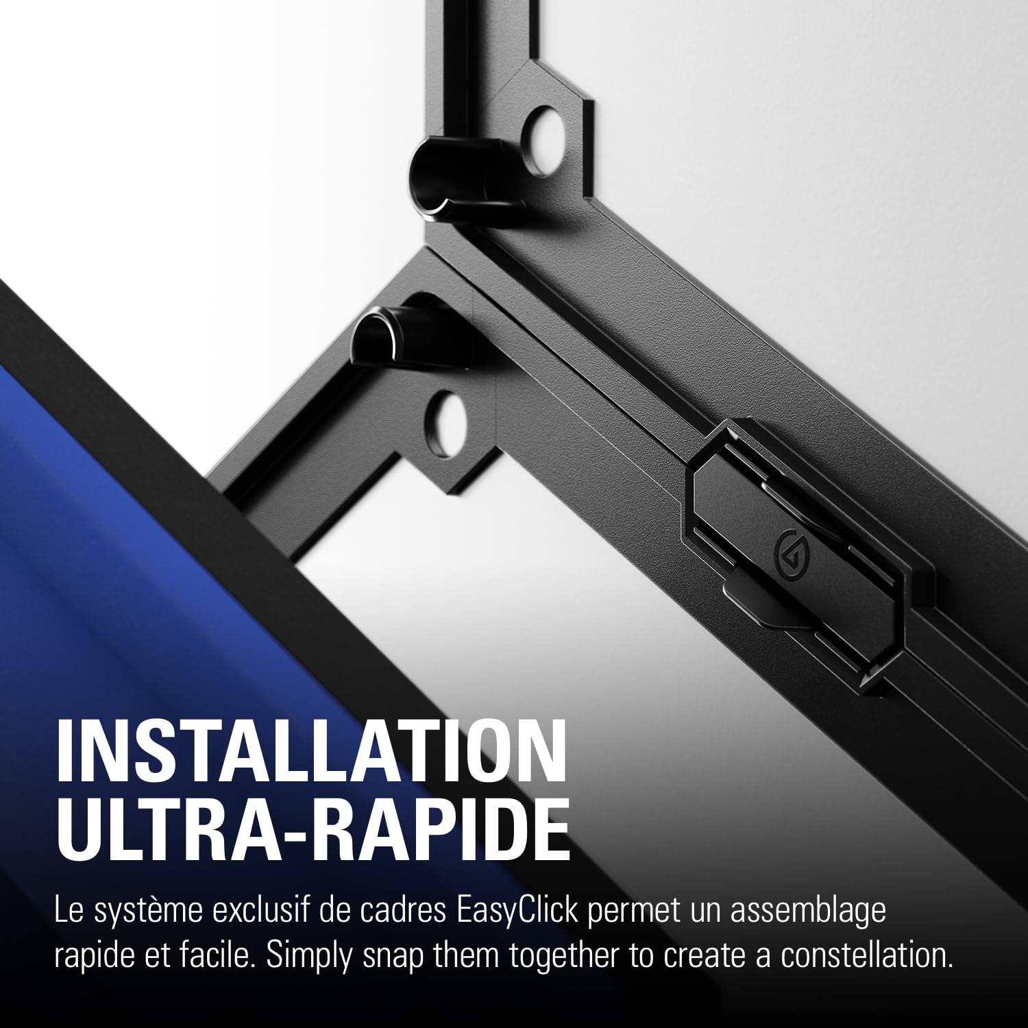 Elgato Wave Panels Starter Set (Bleu) - 6 panneaux de traitement acoustique, mousse double densité, système exclusif de cadres EasyClick, format modulable, montage et démontage faciles