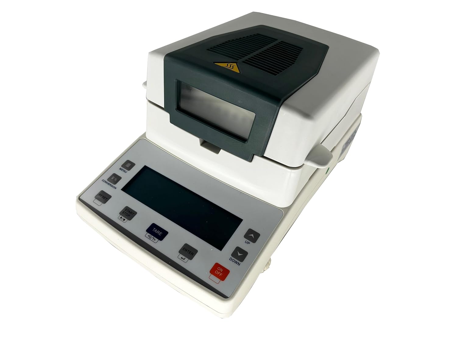 Halogen Lamp Moisture Analyzer with Max Capacity 110g Readability 5mg HBM Sensor Temp Range 40℃-199℃ Temp Step 1℃