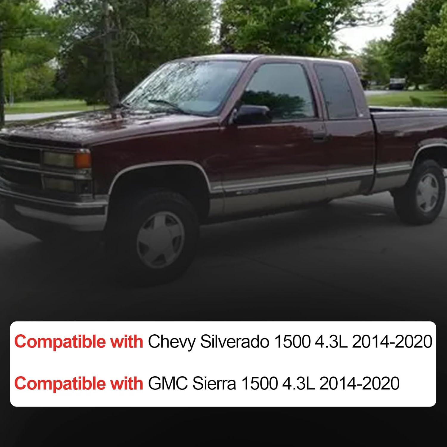 4.3L Non AFM/DOD Camshaft Lifters Kit Compatible with GMC Chevy Silverado Sierra 1500 4.3 2014-2020, w/Head Gasket Set Bolts, 12633773 HGS4243 11546959 12499225