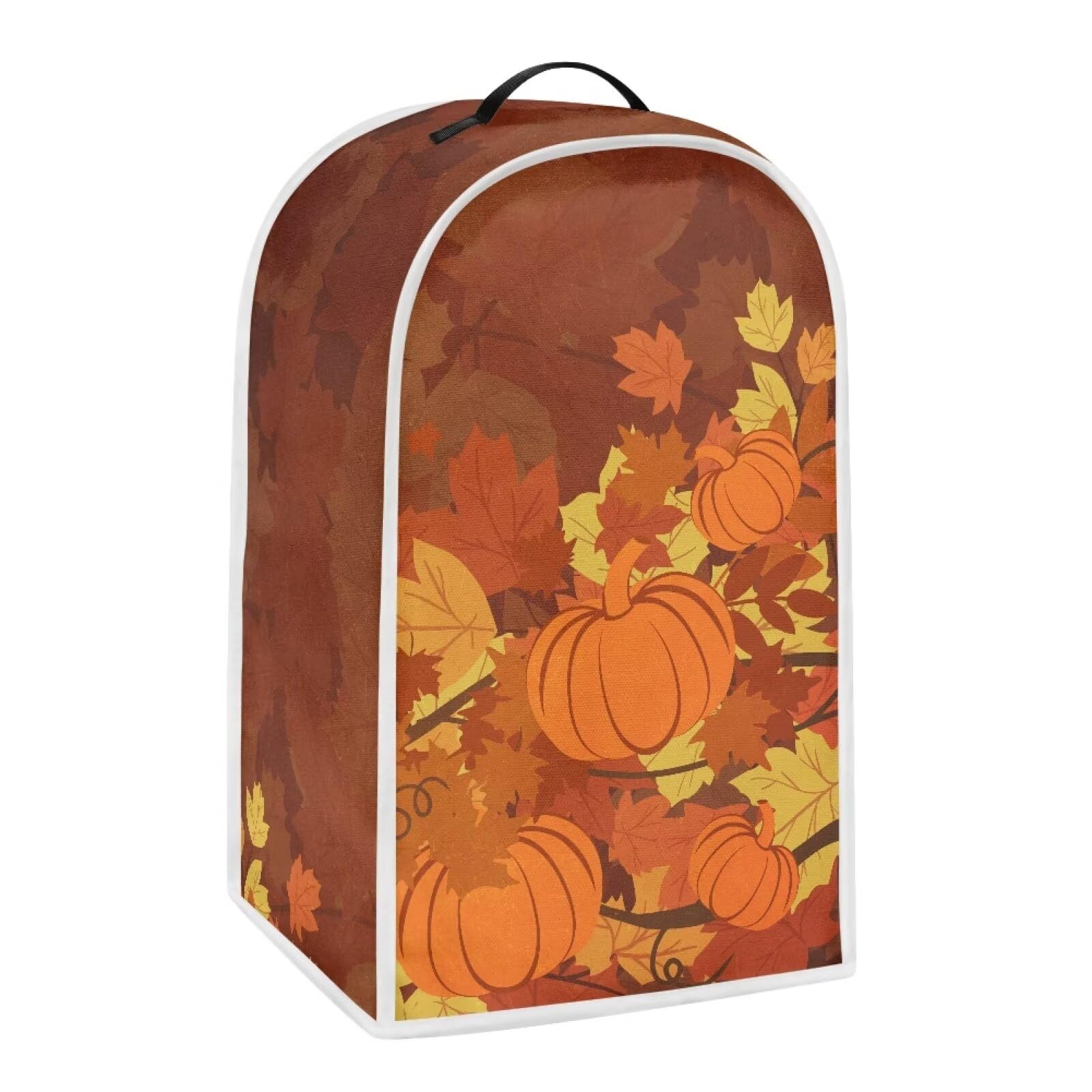 Hinthetall Pumpkin Blender Covers for Kitchen Counter Maple Leaves Blender Dust Cover Red Anti Splash Juicer Coffee Maker Covers Compatible with Stand Mixer Coffee Maker Juicer,Red