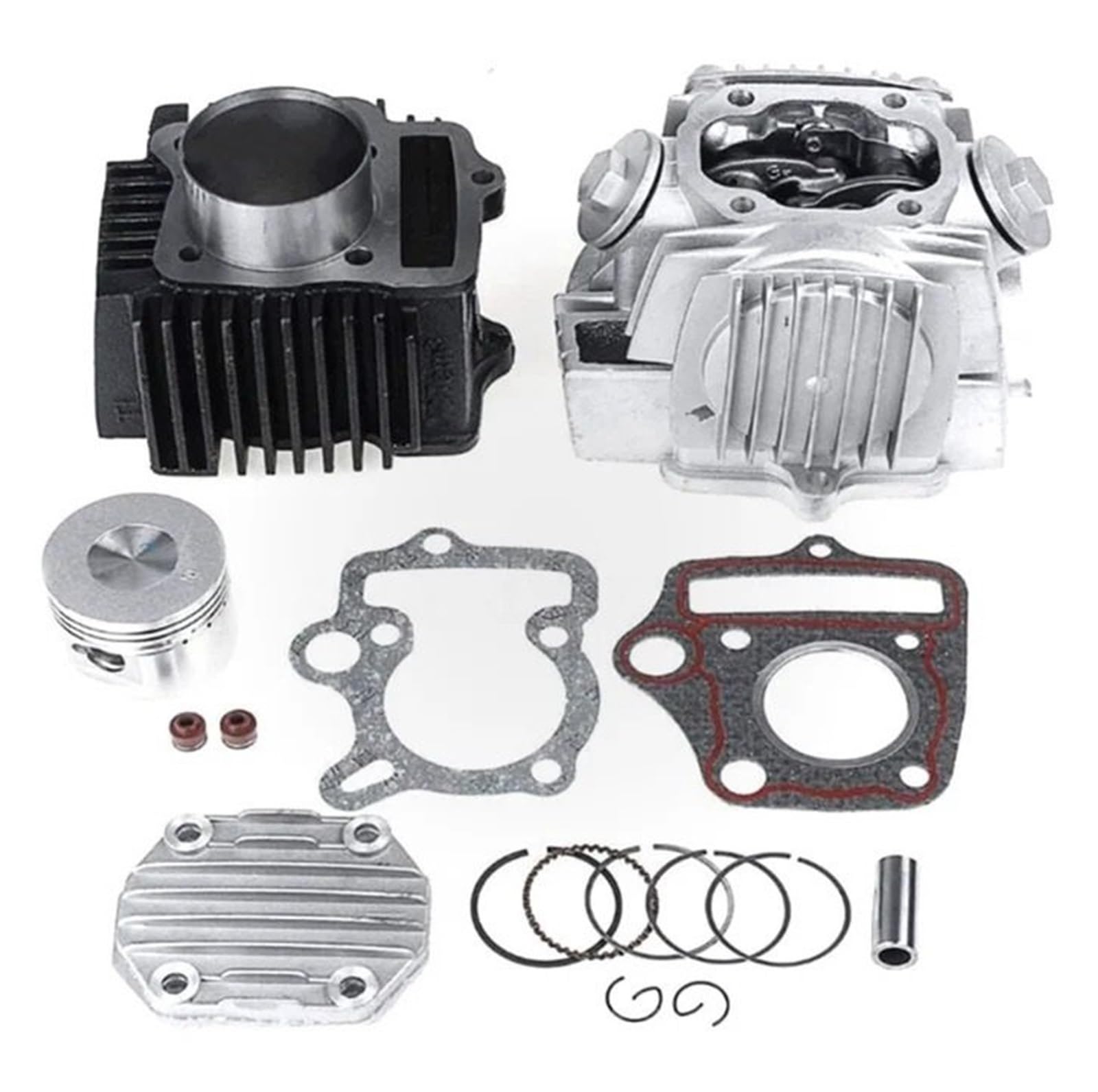 Zestaw Tłoka 47mm 90CC Silnika Pasuje Do Jialing JH90 CT90 Sportrax TRX 90 Motoblock Części ATV Głowice cylindrów Zestaw Tłoka Cylindra