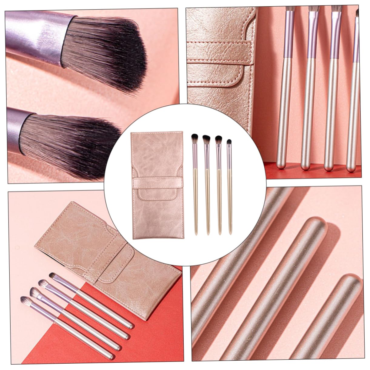 FRCOLOR 3 pezzi 1 4 pennelli per il trucco degli occhi per la miscelazione di pennelli per ombretto, pennello per eyeliner, pennello cosmetico, strumento cosmetico, strumenti per il trucco della
