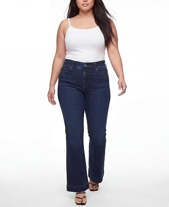Torrid Womens Plus Size Bombshell Flare High-Rise Jean