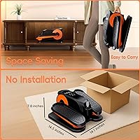 Vista 8 de Under Desk Elliptical Machine,Foot Exerciser for Seniors Fully Assembled, Quiet & Portable Electric Seated Pedal Exerciser with Remote Control & 12