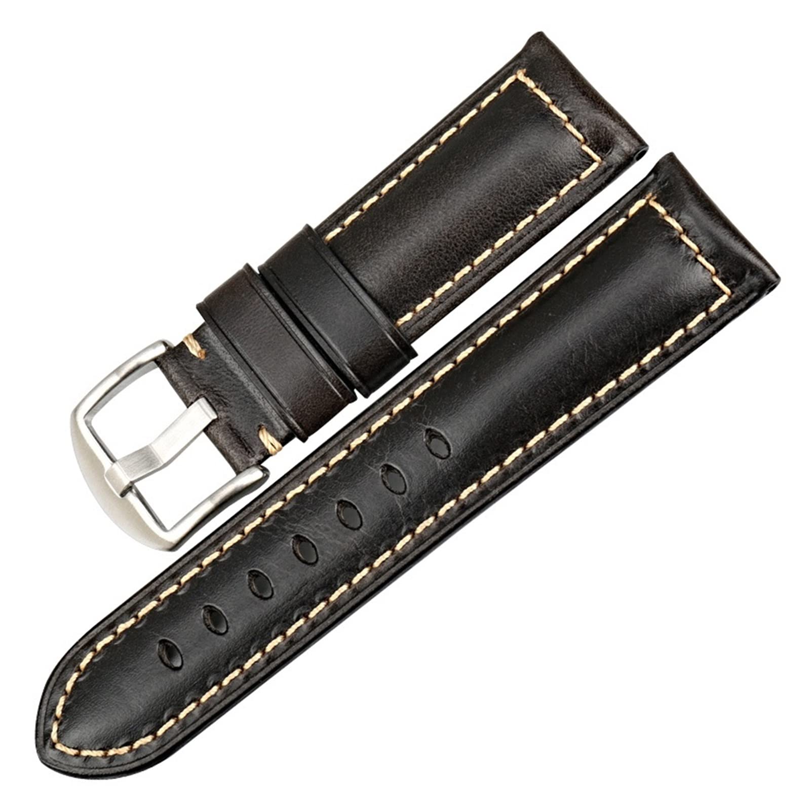 CAREG Canda di guardia in nylon Compatibile con Tudor Watch Strap 22mm French Troops NATO Zulu Parachute Brachute Accessori Durable(Color:Blue S)