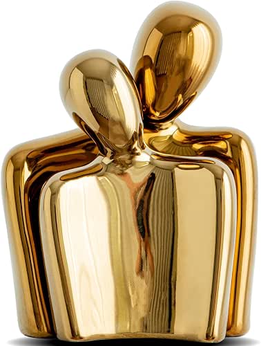 XMGZQ Mini Couple Statue, for Couple Figurine,Couple Sculpture for Shelf