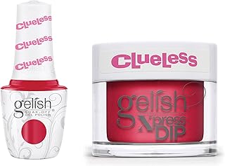 Clueless "I Totally Paused" Duo - Includes Dip Powder and Gel Polish- Red Punch Creme