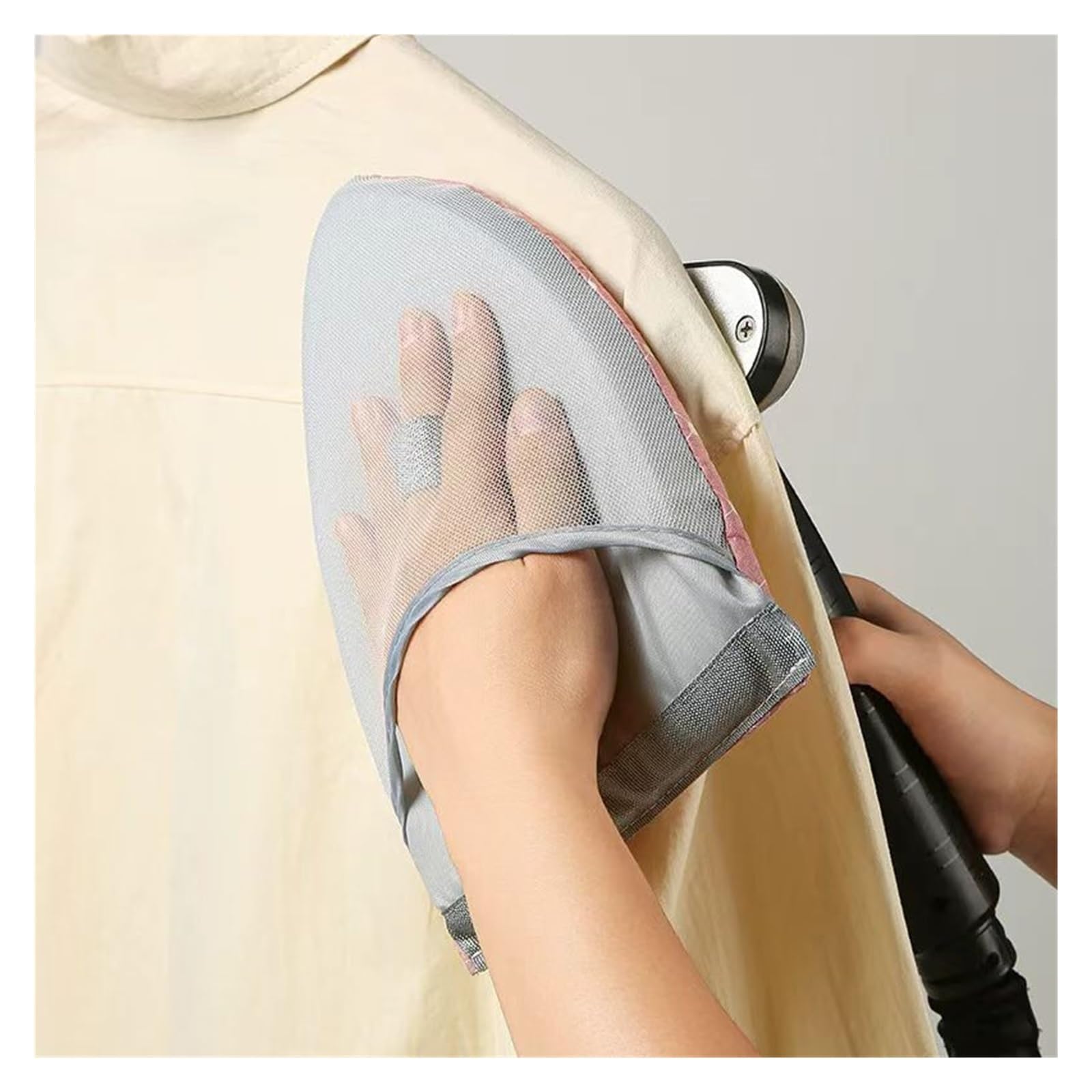 Kleidungsdampfer Bügelhandschuhe Isolierte Handschuhe mit Handbügelbrett Home Garment Steamer Wasserdichter Anti-Dampf-Handschuh Tragbarer Mini-Bügeleisenhalter für Kleidung Hemden Bügeln(Mix-10PCS)