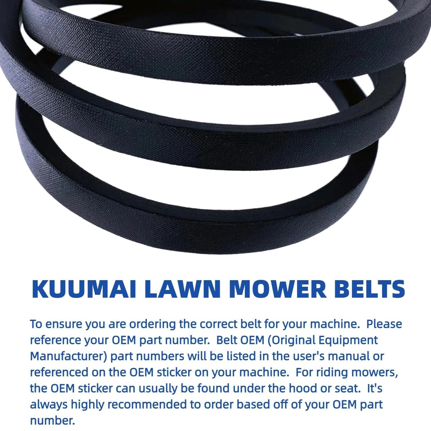 037X88 42" Deck Belt for Murray 037X88MA 37X88 710213 037X96MA 37X96 37X96MA