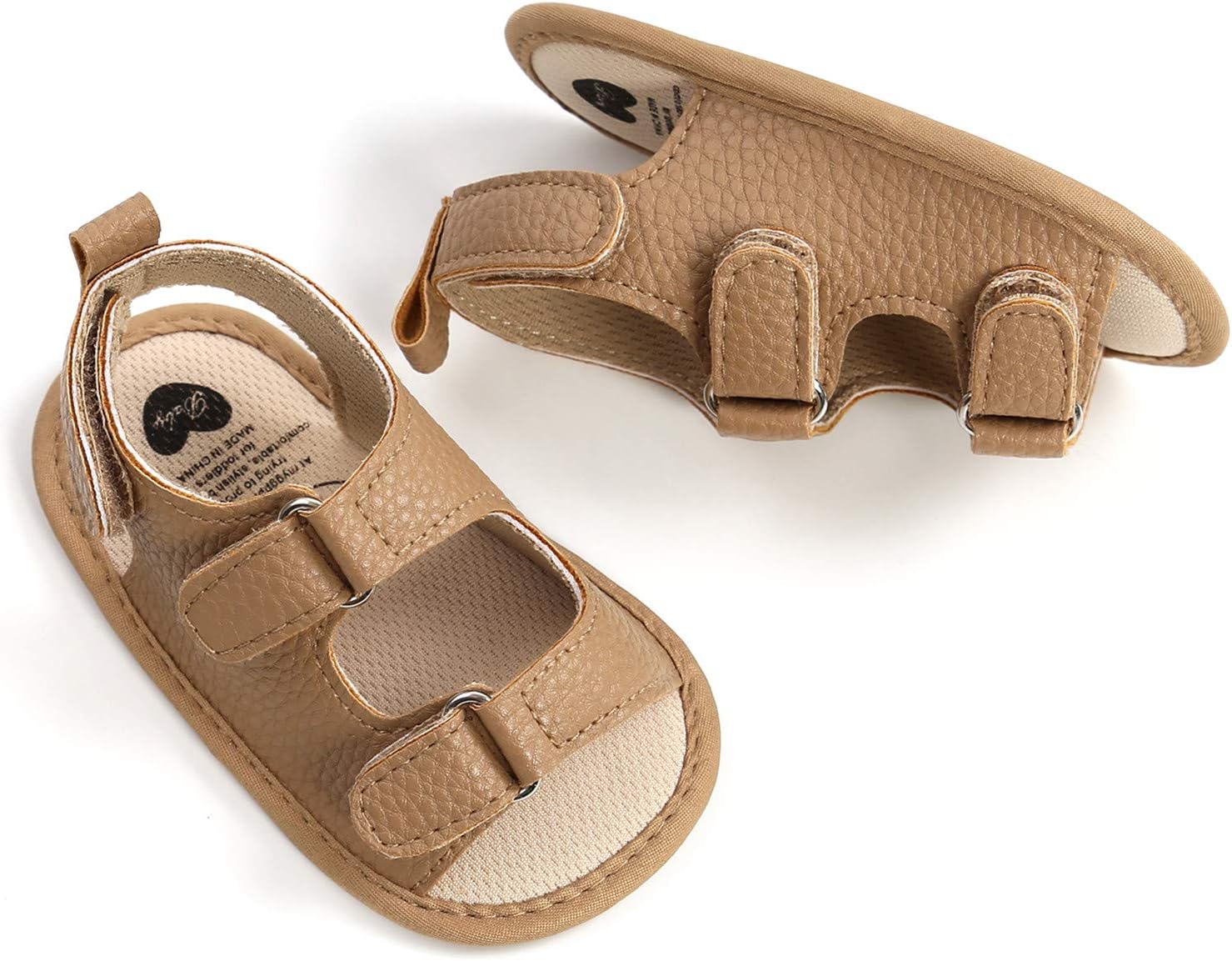 WILLFUN Baby Boys Girls Summer Sandals Closed-Toe Infant Soft Rubber Sole Outdoor Shoes for Toddler First Walkers