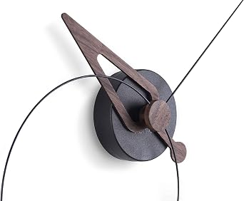 NOMON Design Wall Clock, ø40cm, Peak, Black, Walnut, unica, Design
