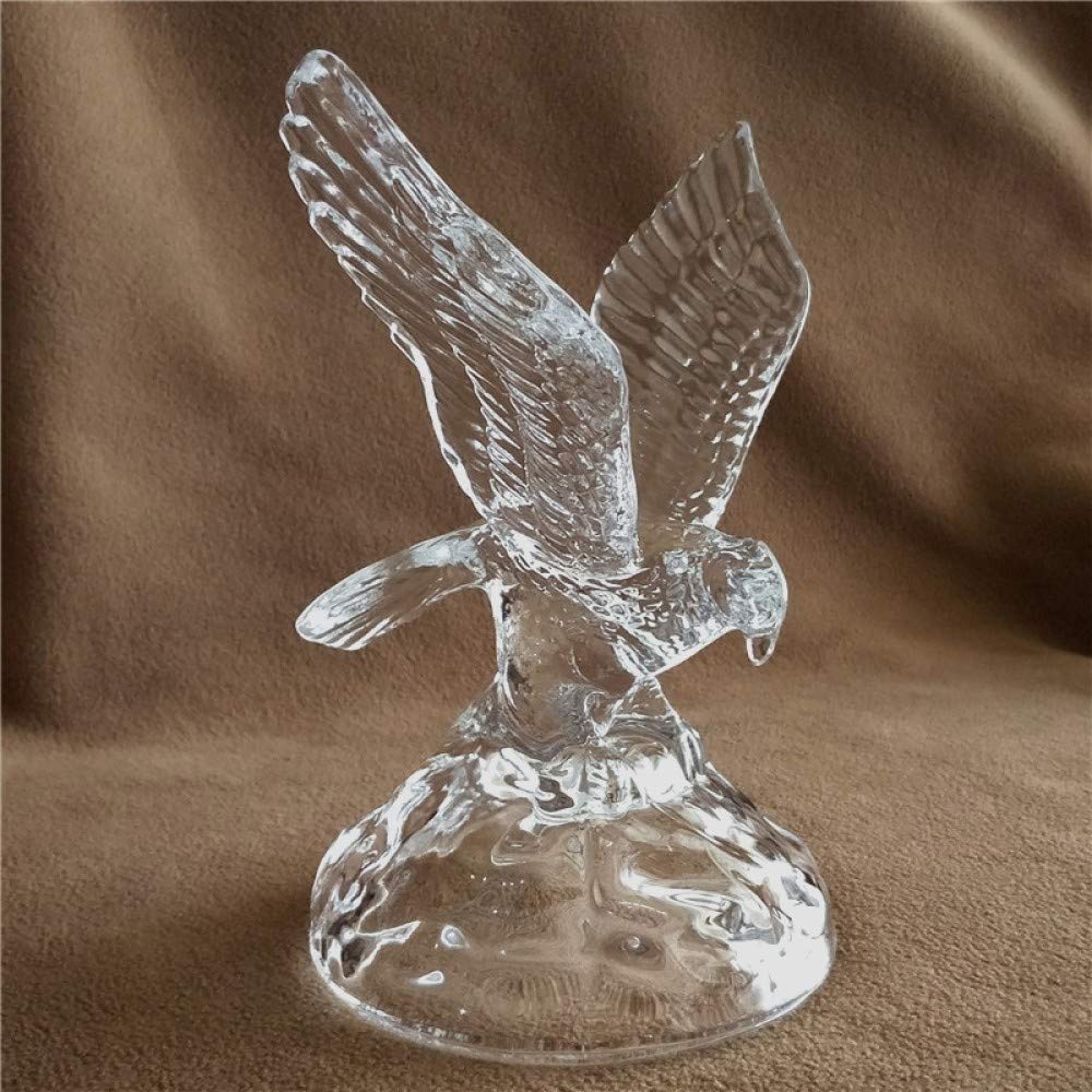 水晶 鉄製イーグル 置物 重量級 【公式通販】