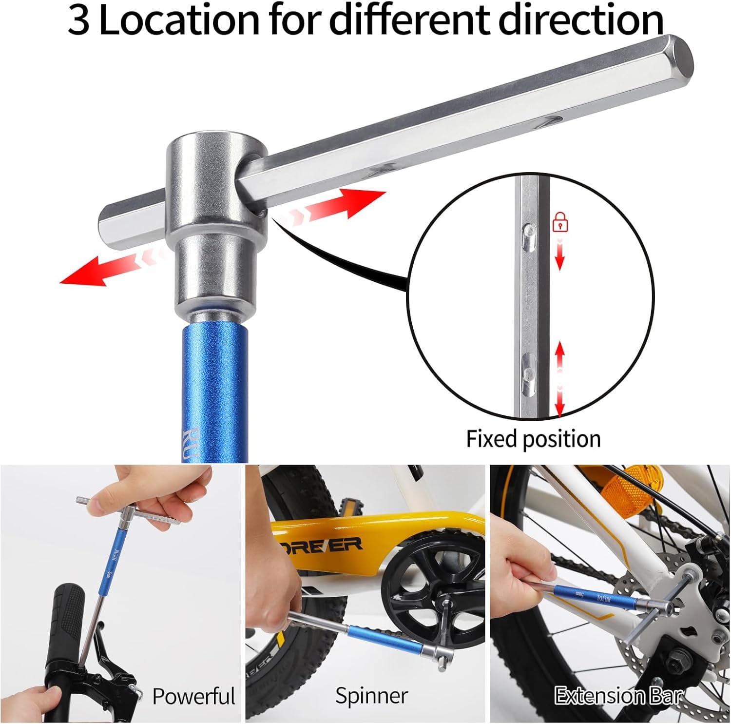 TANIASHOP Serie 8 Chiavi Esagonali da 2-10mm con impugnatura a T Asta Scorrevole Chiavi a Brugola Esagonali con impugnatura a T Maniglia a Rotazione Rapida Acciaio Cromo Vanadio