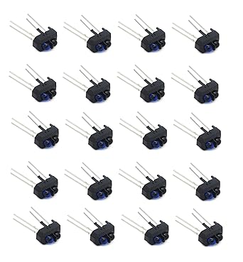 INVENTO 20Pcs TCRT5000 Obstacle Avoidance Infrared Track Sensor Module IR Infrared light emitting diode lamp optical sensor For DIY Smart Car