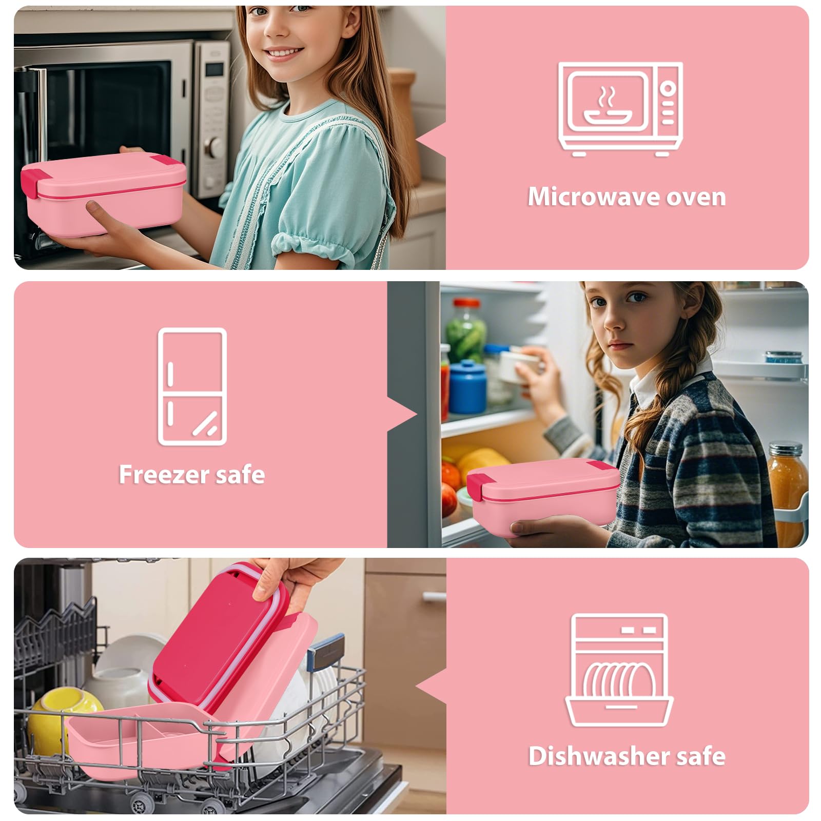 Juego de lonchera Bento grande para adultos y niños con termo de sopa de 10.5 onzas, vasos de café para mujeres, hombres, niñas, niños, recipientes de comida a prueba de fugas con bolsa de almuerzo