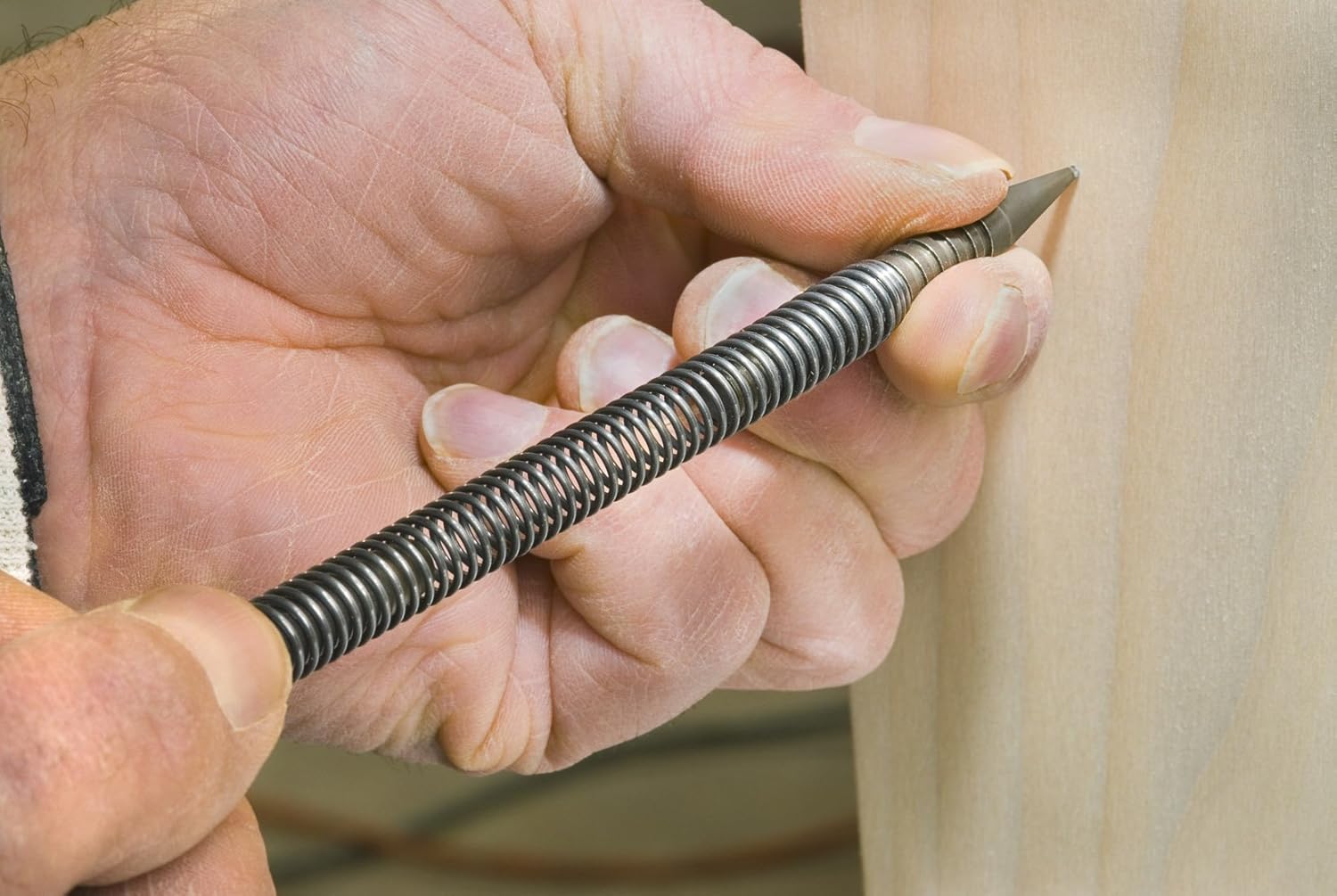 Spring Tools Kit professionnel de poinçonnage central et de clous – Ensemble de clous de 2/32" – Force d'impact de 1587,6 kg – Fabriqué aux États-Unis – Outil de marquage du bois et du métal