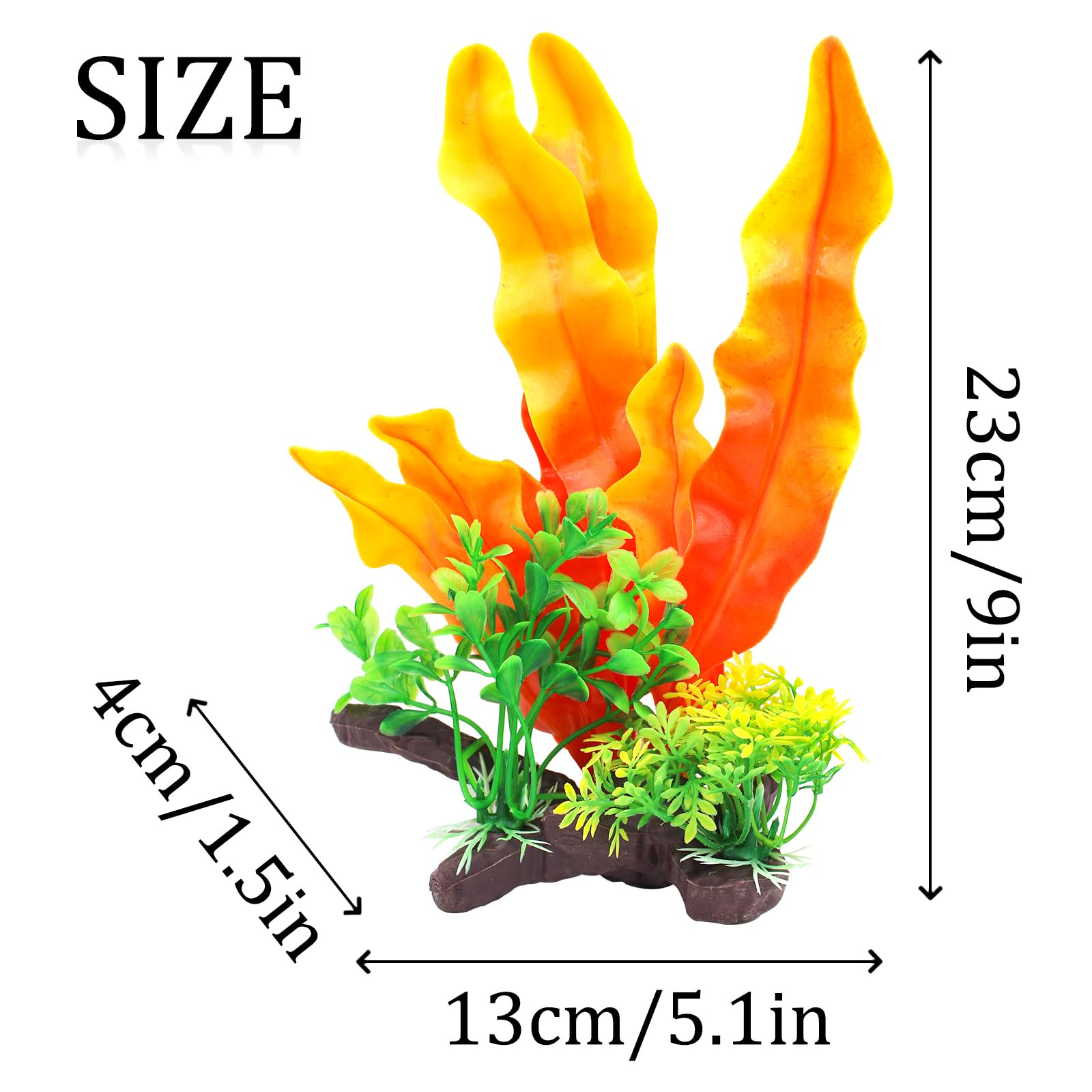 MultiValue Fish Tank Plants Decor - Image 2