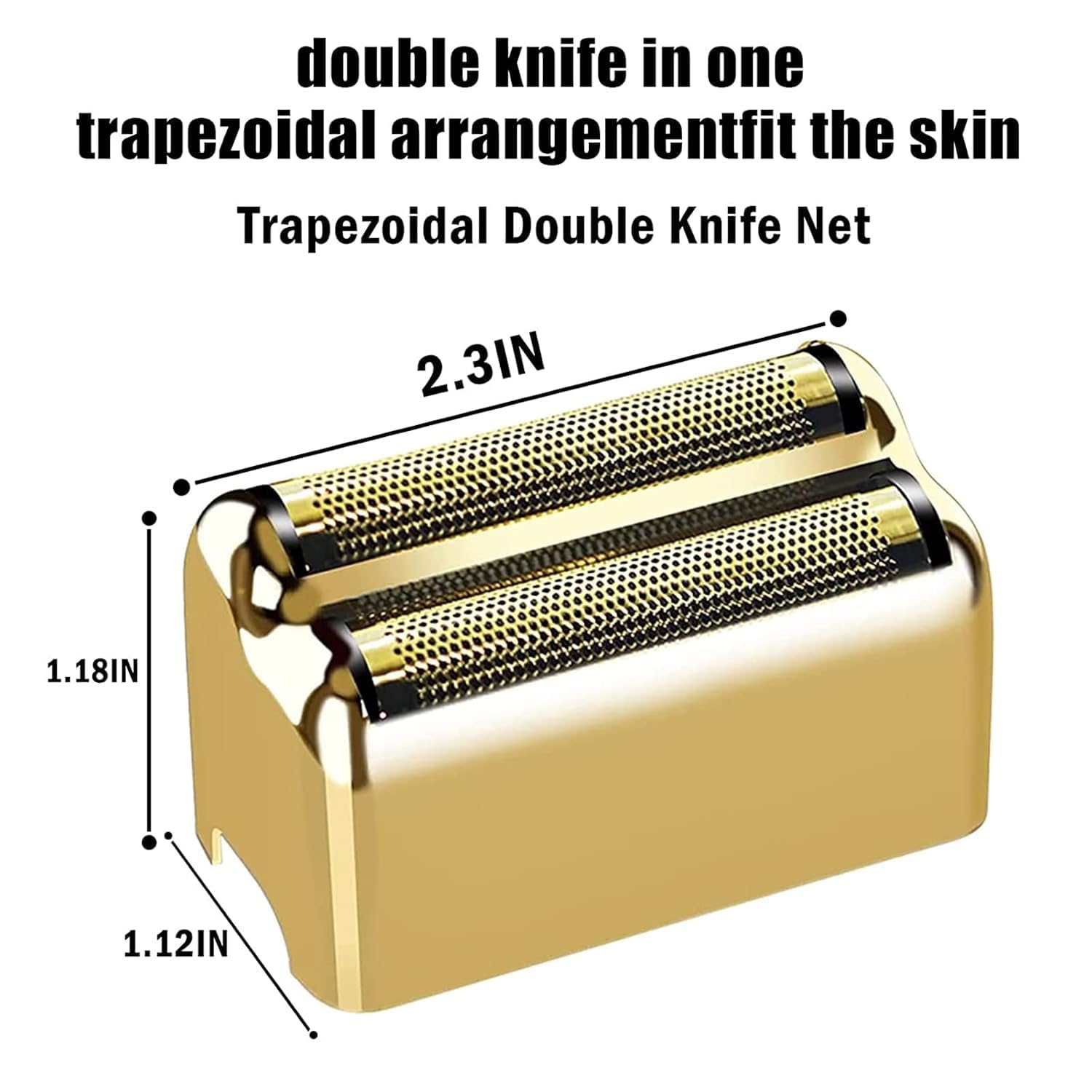 Tête de rechange de film de rasage Compatible avec les rasoirs à double grille BaByliss, film de remplacement Compatible avec les rasoirs BaBylissPRO FXFS2