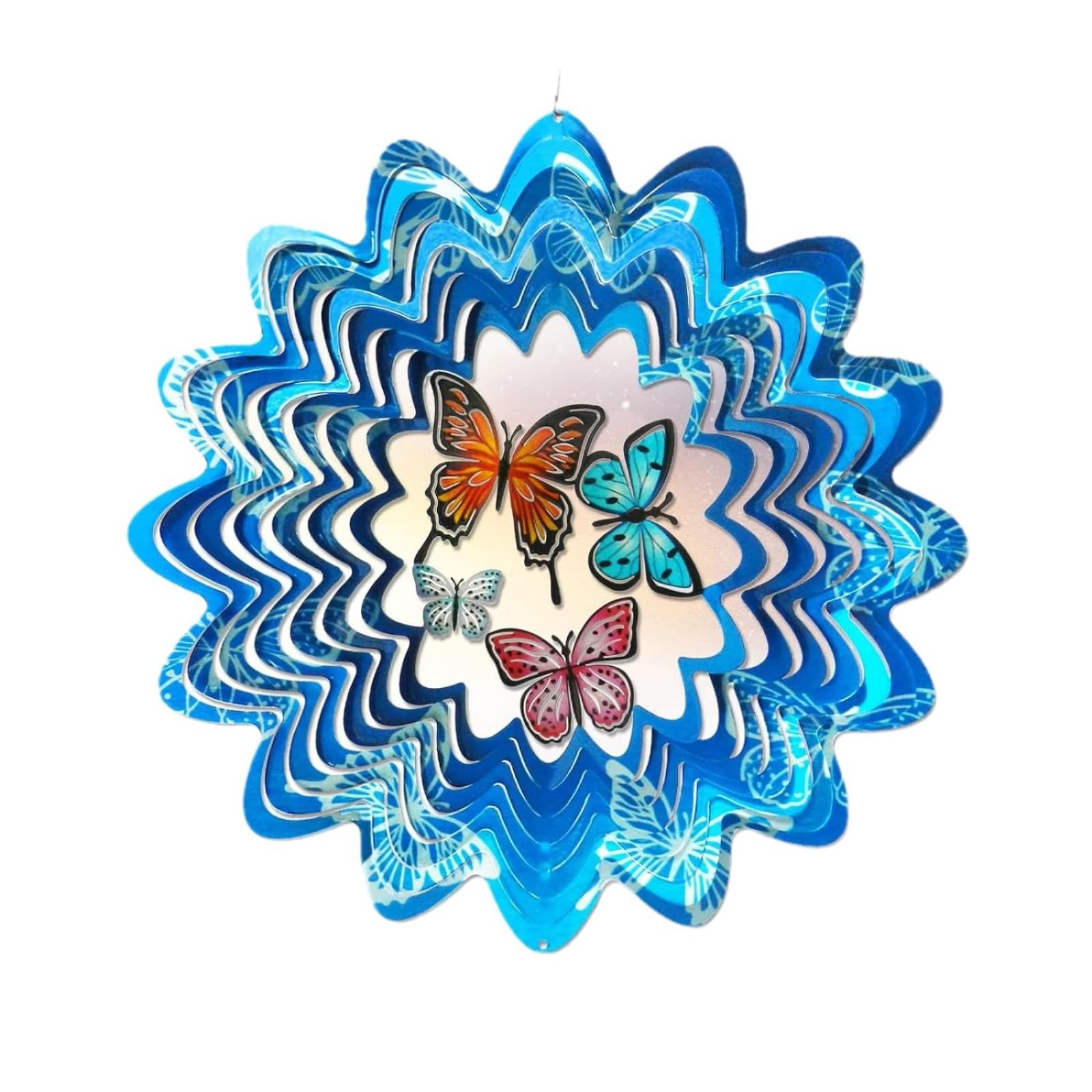 Pendentif de décoration de papillon de jardin, le cadeau idéal en métal