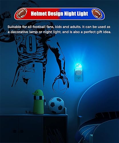 Miniatura 5 de LOHAS - Paquete de 2 luces nocturnas de regalo para niños, luz nocturna enchufable a la pared, del atardecer al amanecer, RGB + blanco suave 3000K,