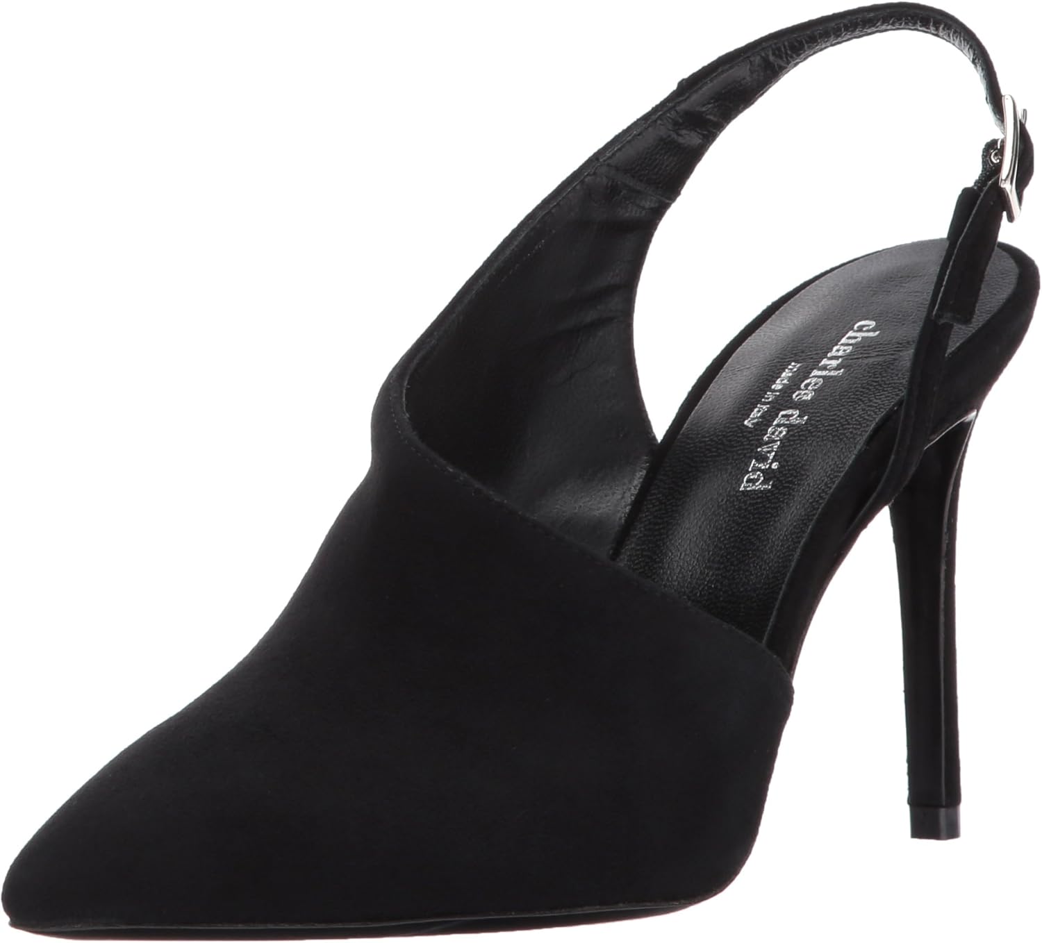 Charles David Women's Sass Pump, Black, 39 Medium EU (8.5,9,9.5 US)