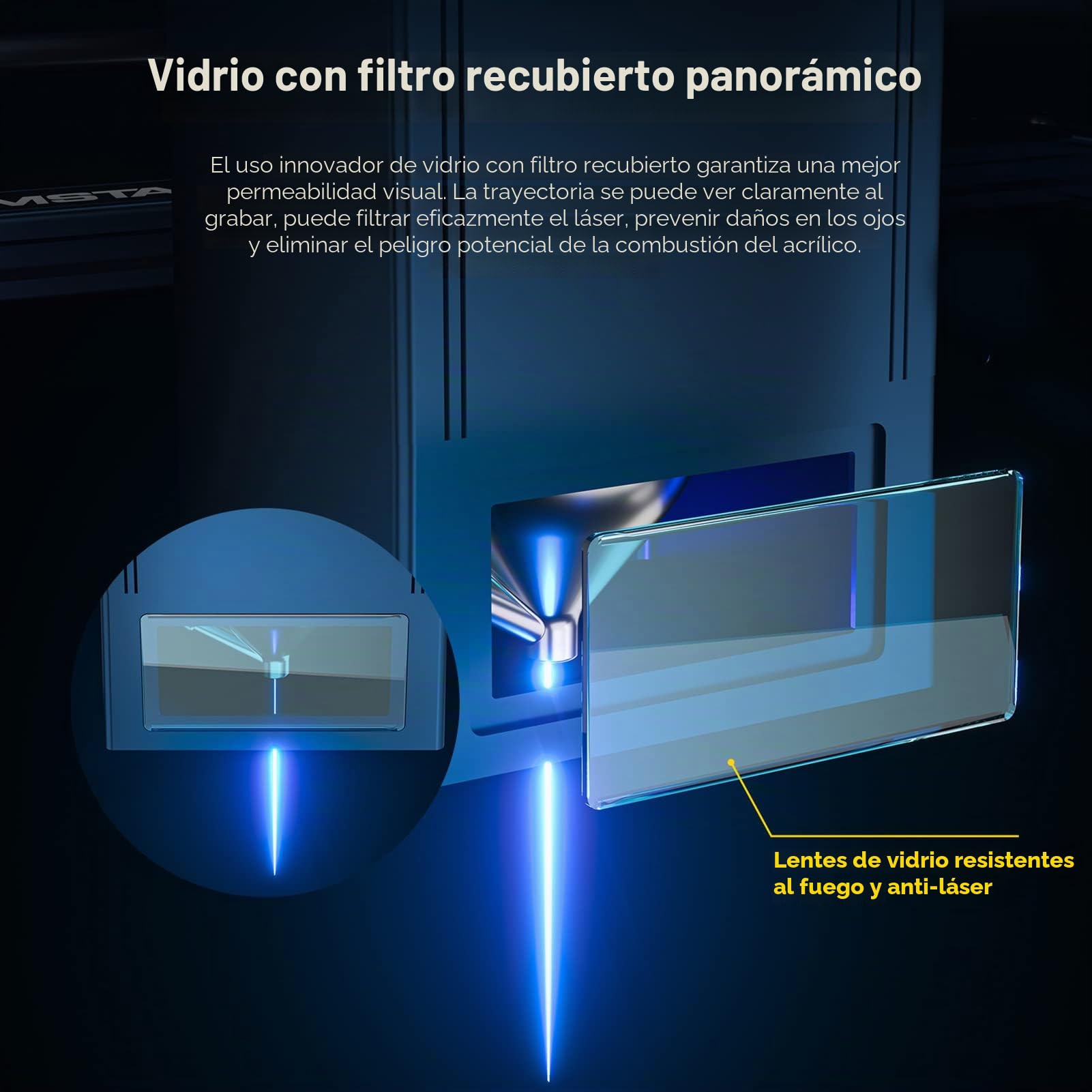ATOMSTACK X20 PRO 130W Máquina de grabado láser 20 W con F30 30-60 L/min soporte de aire con dos bombas, control por aplicación para funcionamiento inalámbrico