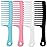 MODENGKONGJIAN 4PCS Wide Tooth Detangling Comb, Large Hair Styling Comb for Curly, Wet, Long Hair (Multi-colored, Polypropylene, Handgrip)