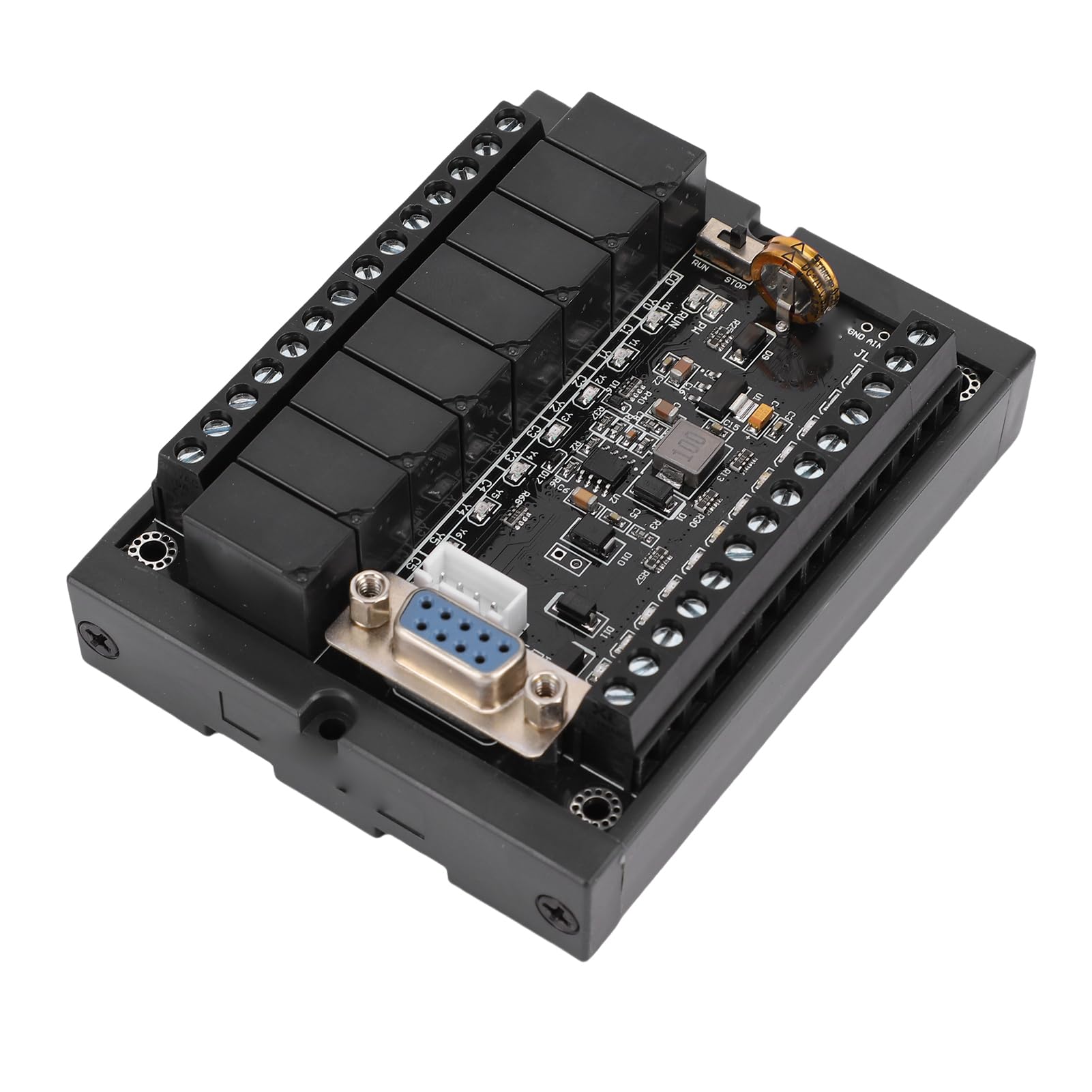 Płyta Sterownika PLC, Przemysłowy Programowalny moduł Logiczny z | 32-bitowy Przemysłowy MCU, Konstrukcja Przeciwzakłóceniowa, Obudowa Typu Szynowego, do Automatyki i Obrabiarek