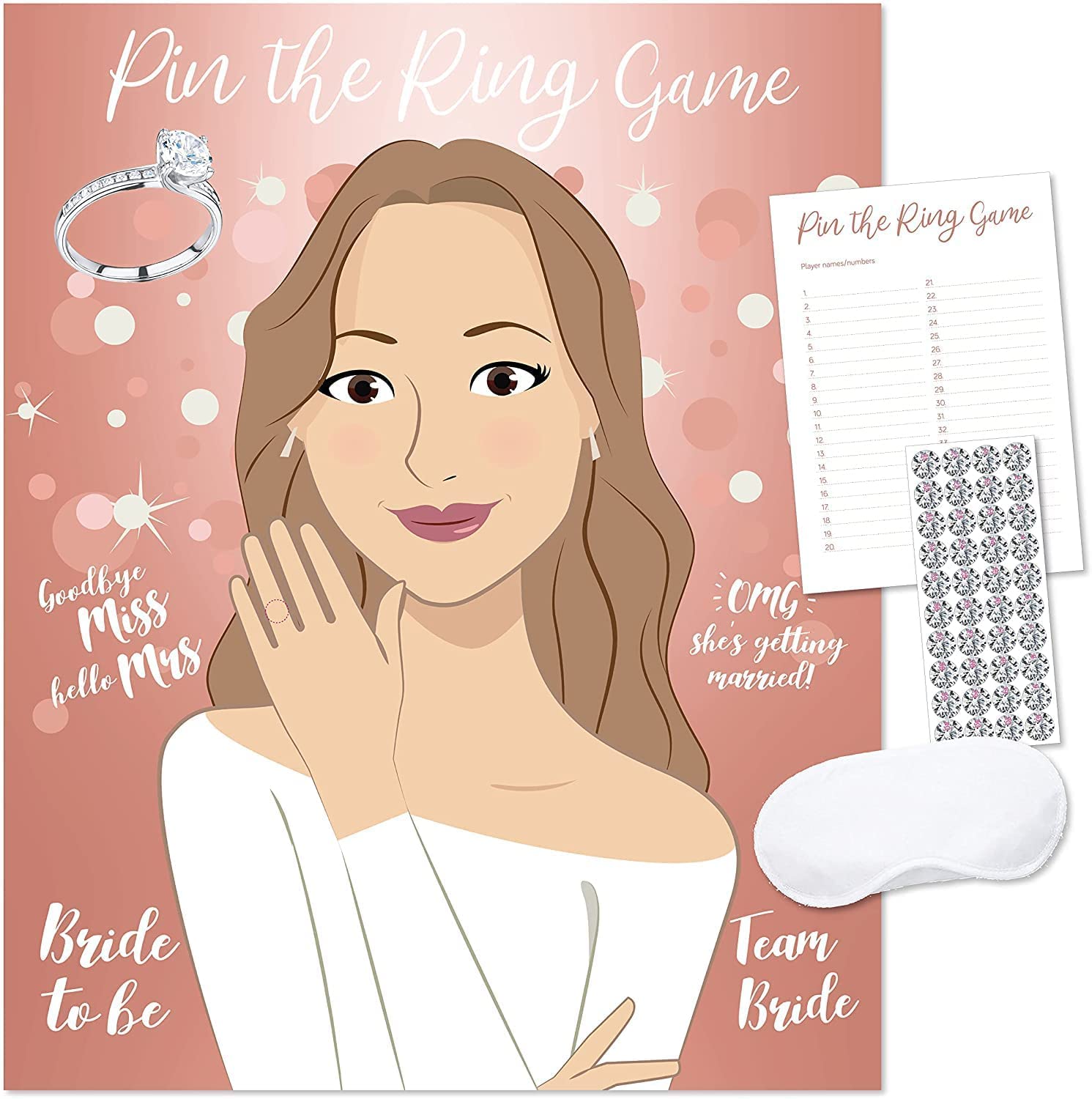 Buy Pin The Ring On The Bride Perfect Bridal Shower Bachelorette