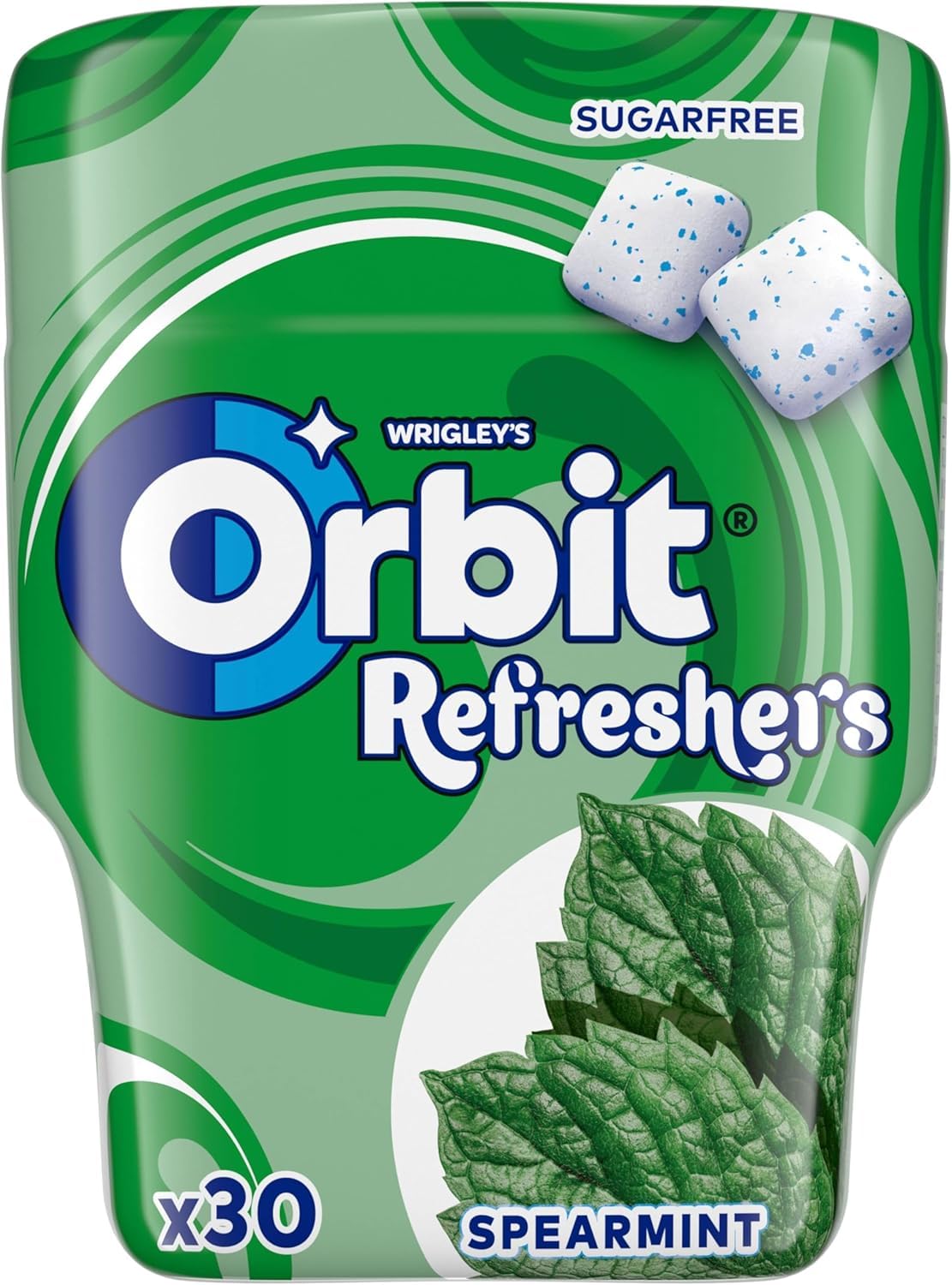 Orbit Refreshers Chicles Sin Azúcar Hierbabuena 6 x 30