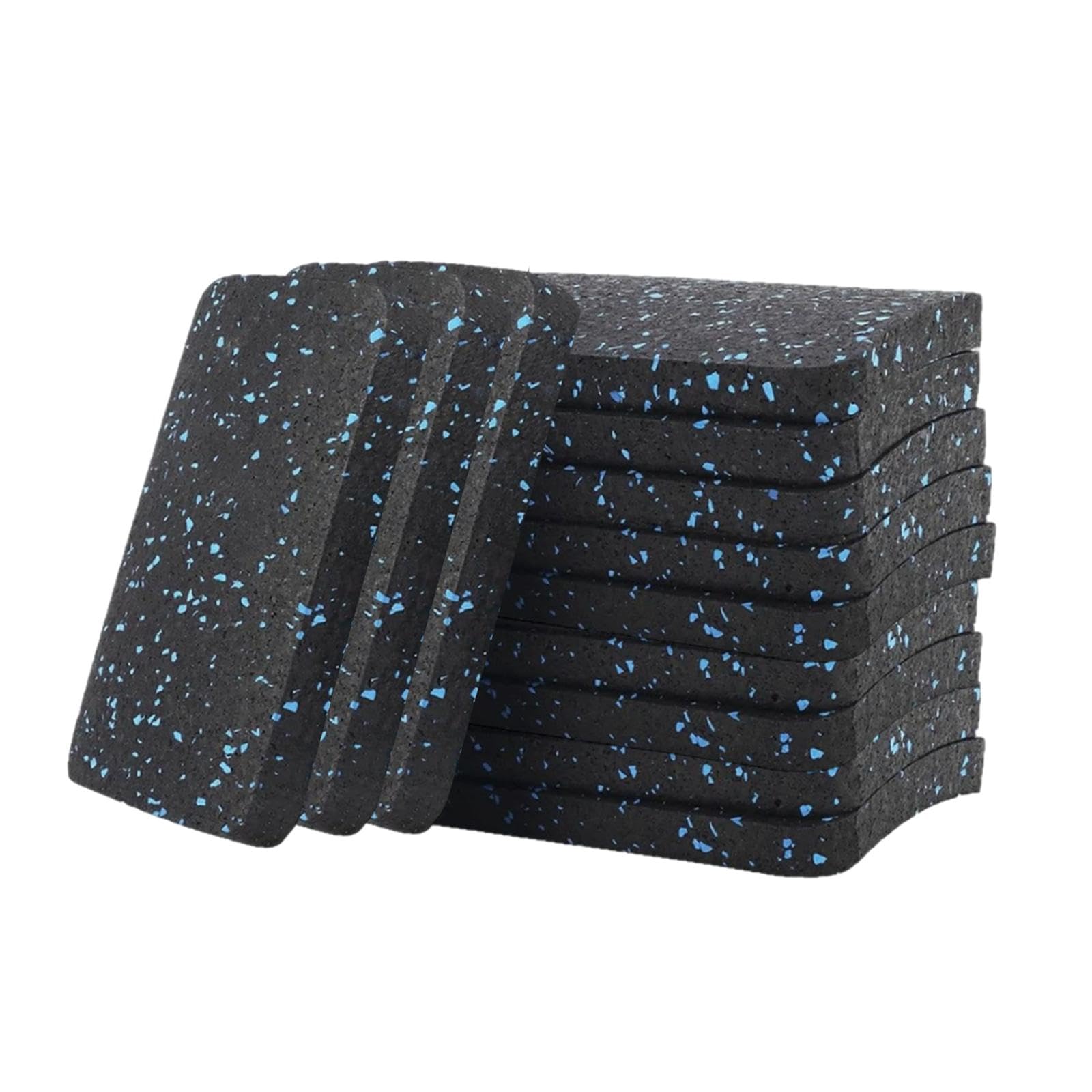 Alfombrilla Antivibración para Cinta de Correr, Antideslizante, para Proteger El Suelo, Ideal para Remo Y Entrenamiento en Casa, 12 Piezas