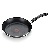 T-Fal Experience Nonstick Fry Pan 12.5 Inch, Induction, Oven Broiler Safe 400F, Non Stick Frying Pan, Skillet, Kitchen Egg Pan, Omelet Pan, Cookware, Pots and Pans, Home, Dishwasher Safe, Black 12-Inch