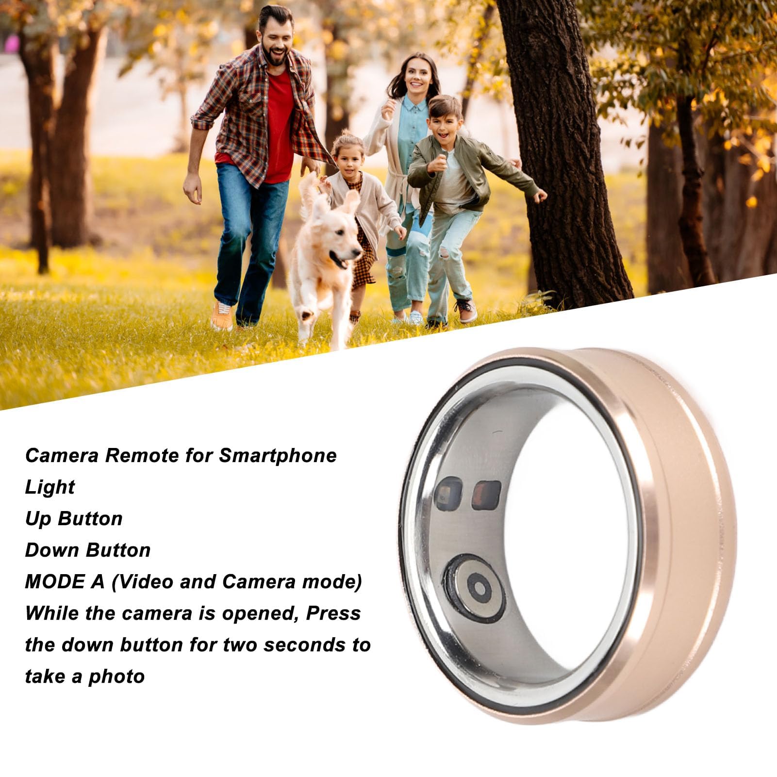 Anneau Intelligent De Suivi Santé - Tracker Fitness Étanché IP68 Avec Fréquence Cardiaque Et Sommeil