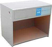 Vista 6 de TECHTONGDA Tabla de calibración del color de la caja de evaluación del color del gabinete a juego del color con 4 fuentes de luz D65 TL84