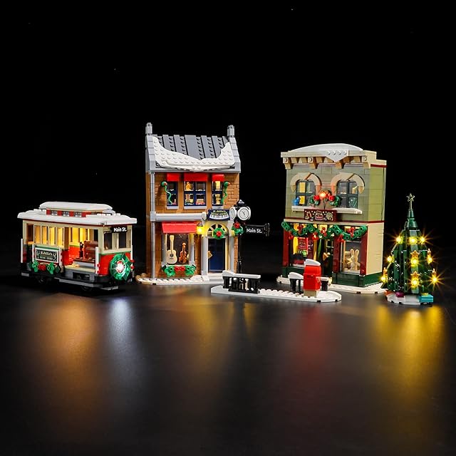 LIGHTAILING Light For Lego-10308 Christmas-High-Street - Led Lighting Kit Compatible With Lego Building Blocks Model - NOT Included The Model Set