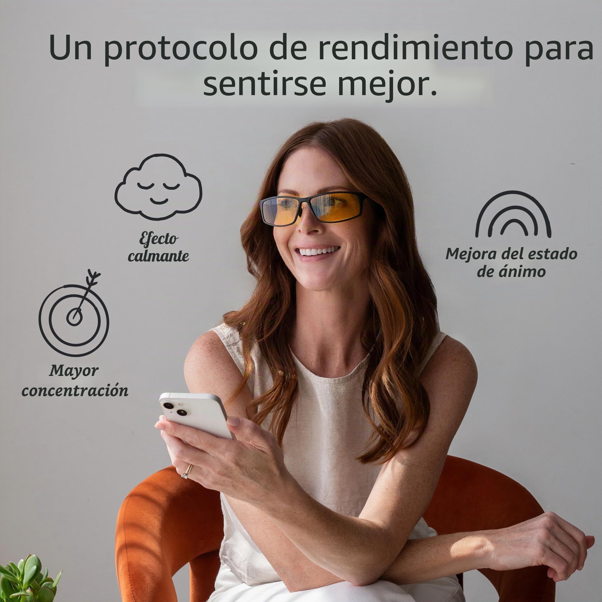 TrueDark by Dave Asprey | Daylights Elite | Gafas de luz azul para mujeres y hombres, lentes amarillas bloquean el 75% de la luz azul para uso intenso de pantalla diurna