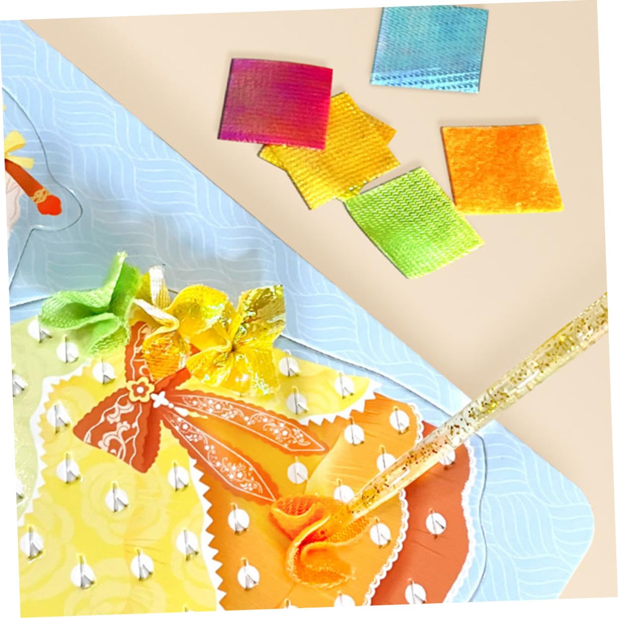 Gatuida Kit Pittura Di Foratura Per Ragazzo Ragazza Creativo Fai Da Te Strumenti Di Ricamo Non Finito Per Attività Artistiche e Gioco Educativo in Famiglia