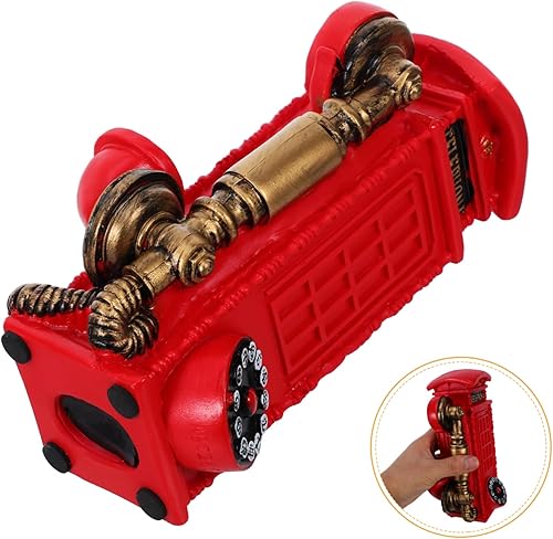 Miniatura 9 de Modelo de teléfono de esfera giratoria para decoración del hogar Ornamento antiguo para oficinas de exhibición clásicas, hoteles y galerías