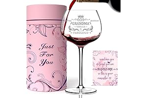 Grandma Wine Glass Vintage Engraved