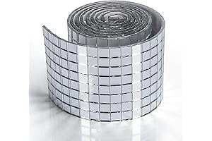 LONGKING Self-Adhesive Mirror Tiles: Elevate Your Space with Reflective Charm