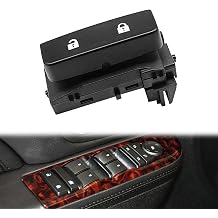 Door Lock Switch, Compatible with 2008-2013 Chevy Silverado 1500, 2008-2014 Chevy Silverado 2500 HD, 2008-2014 SIERRA 3500 etc, Replacement OE# 15804093 Front Left Driver Side