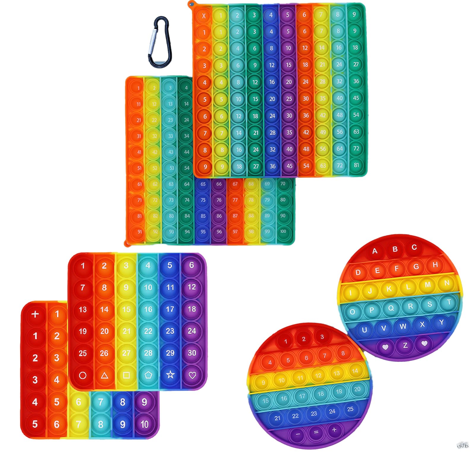 Amazon | プッシュポップスプッシュポップ スクイーズ玩具 数字