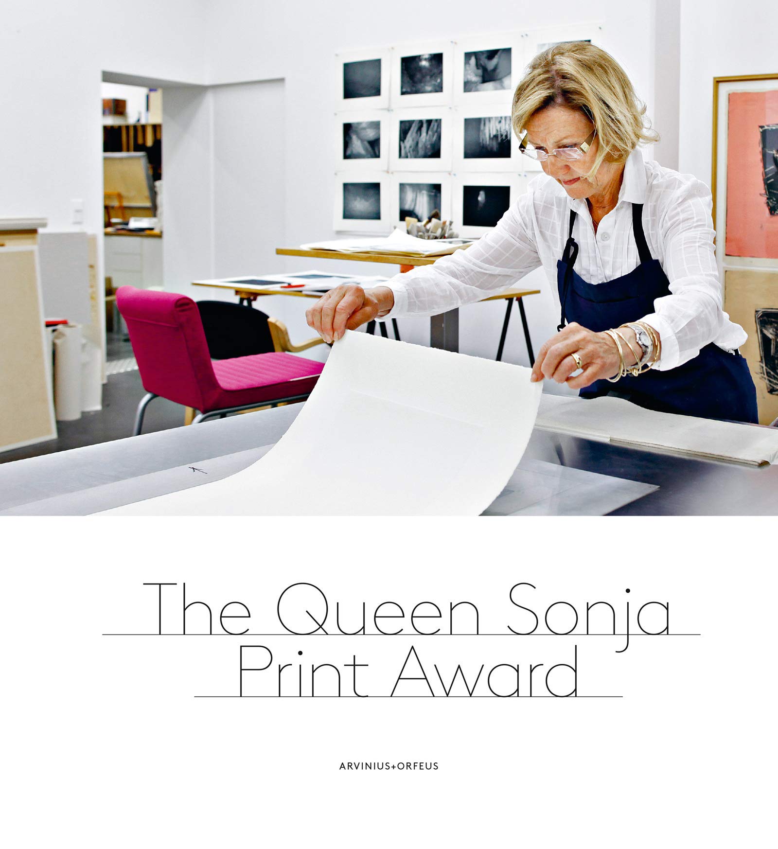 The Queen Sonja Print Award cadeau idéal passionnés art esthétique nordique originale